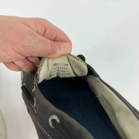 Sperry 11.5 Canvas Top Siders original boat shoe - Picture 7 of 7